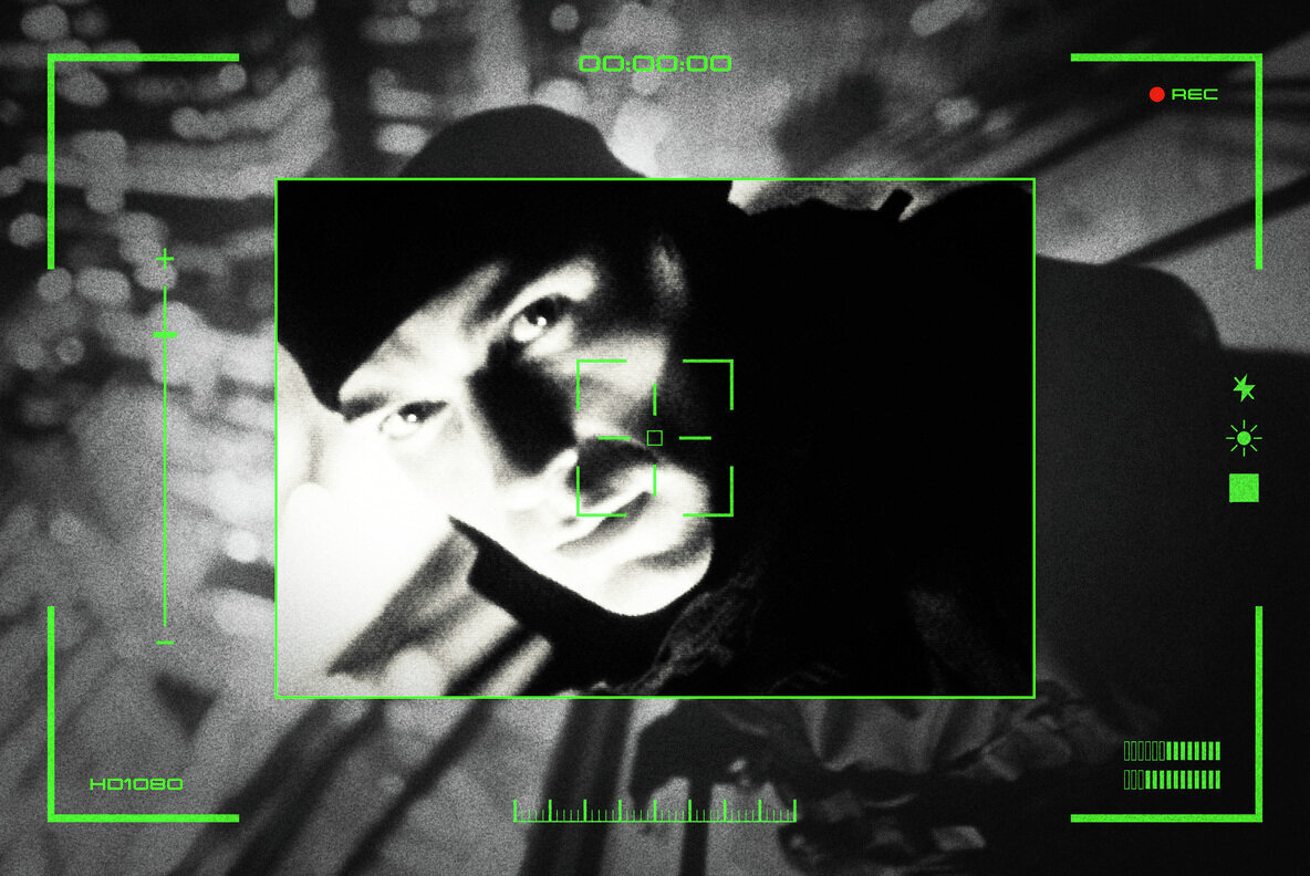 Spy Camera HUD Interface Photo Effect 2