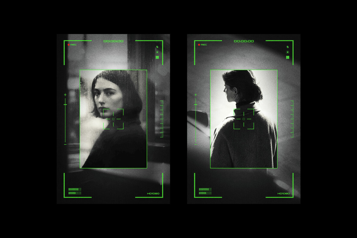 Spy Camera HUD Interface Photo Effect 3