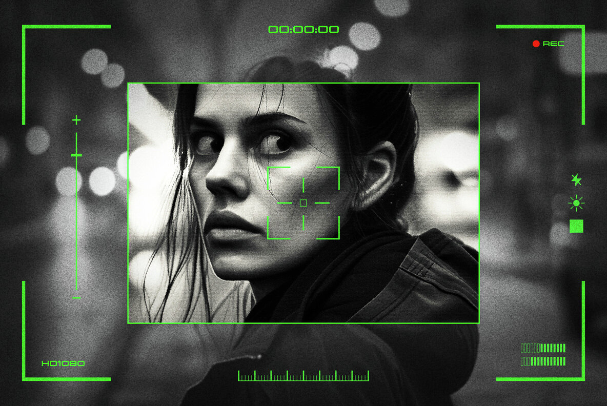 Spy Camera HUD Interface Photo Effect 4