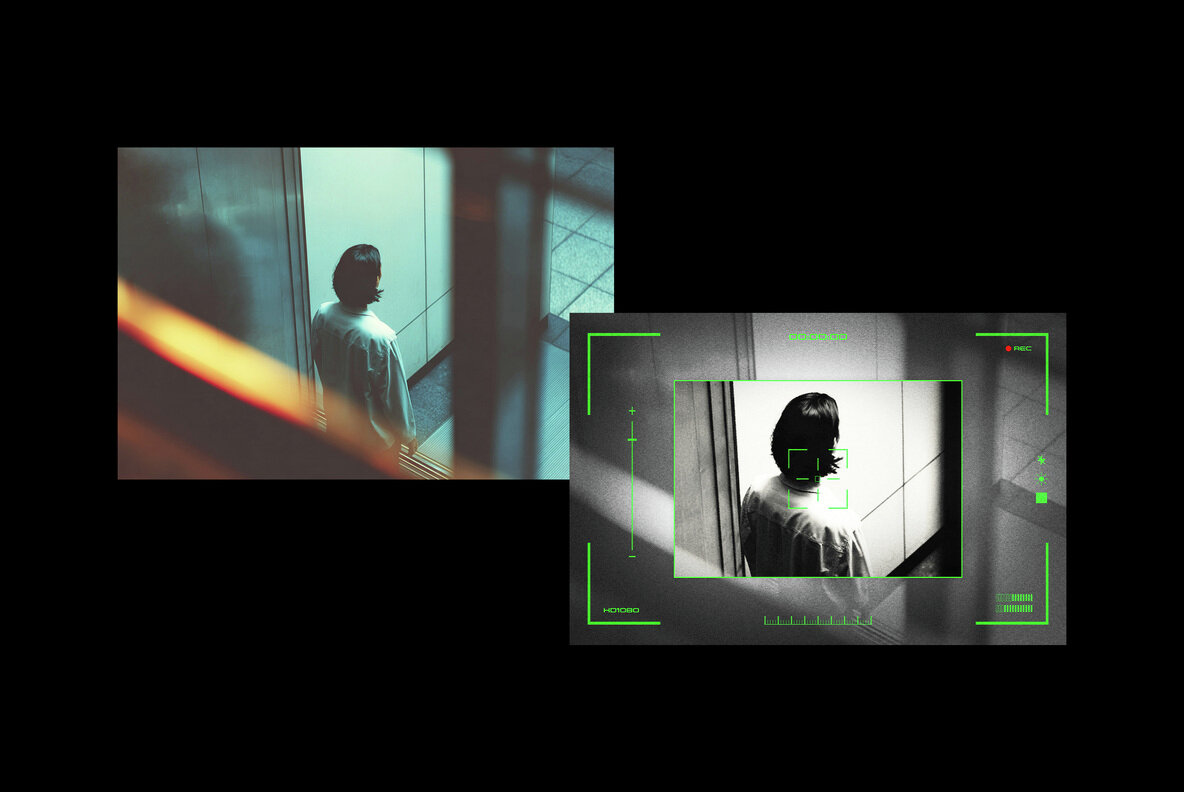 Spy Camera HUD Interface Photo Effect 7