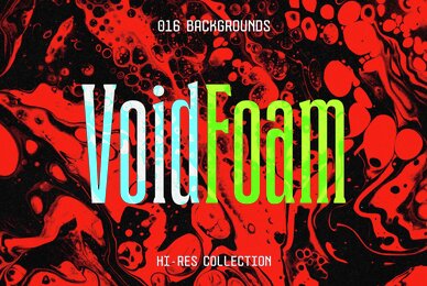 Void Foam Abstract Backgrounds Collection