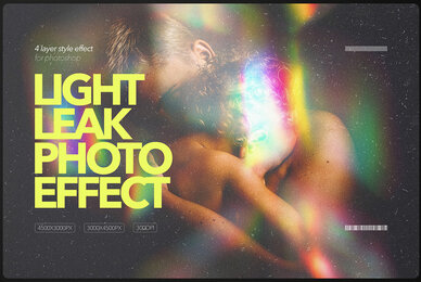 Light Leak Photo Overlays