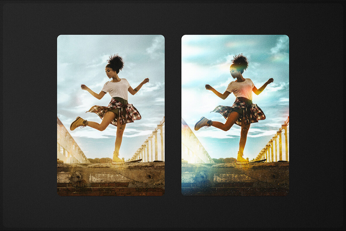 Light Leak Photo Overlays 6