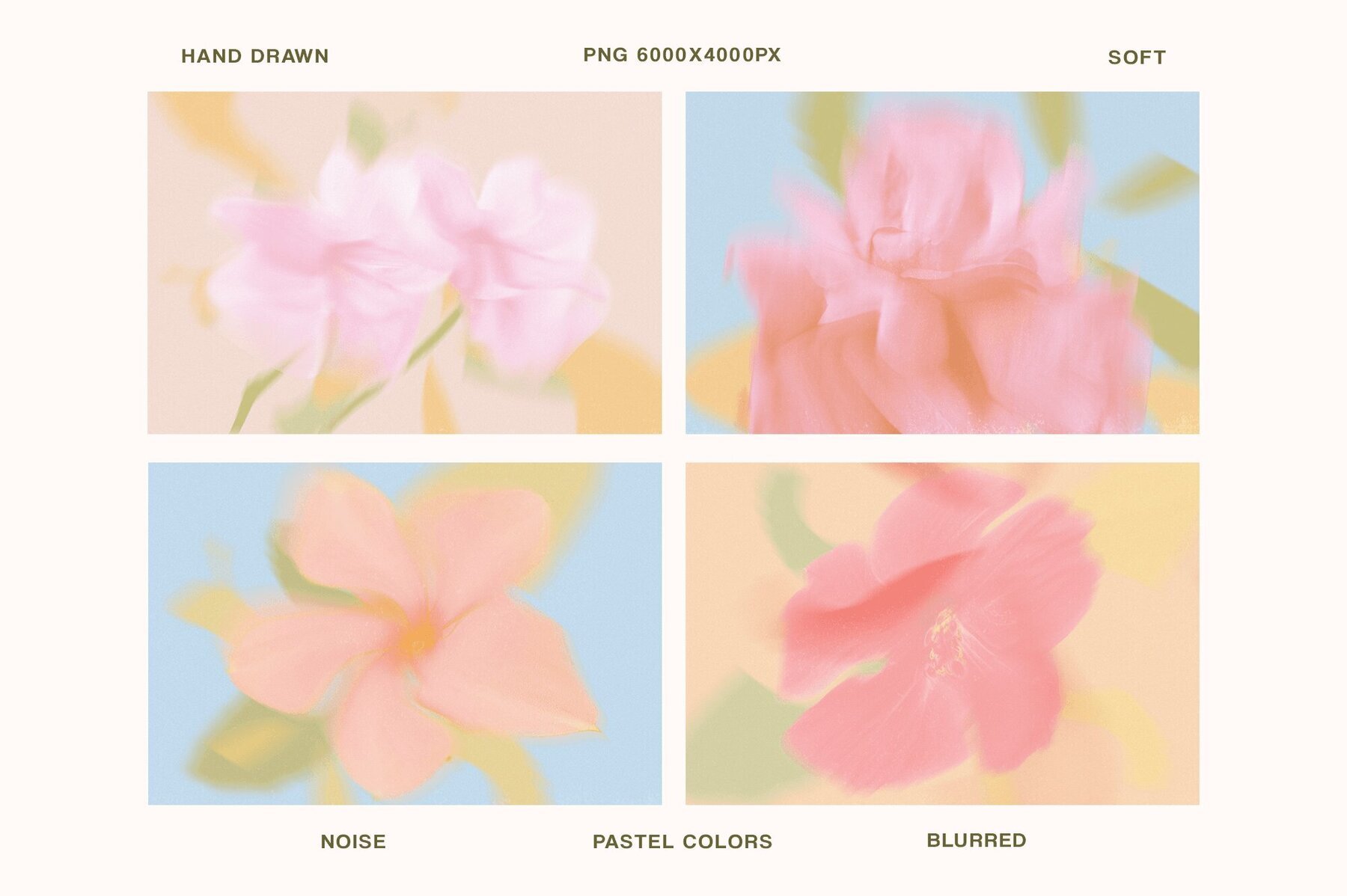 Floral Tones Abstract Backgrounds 3