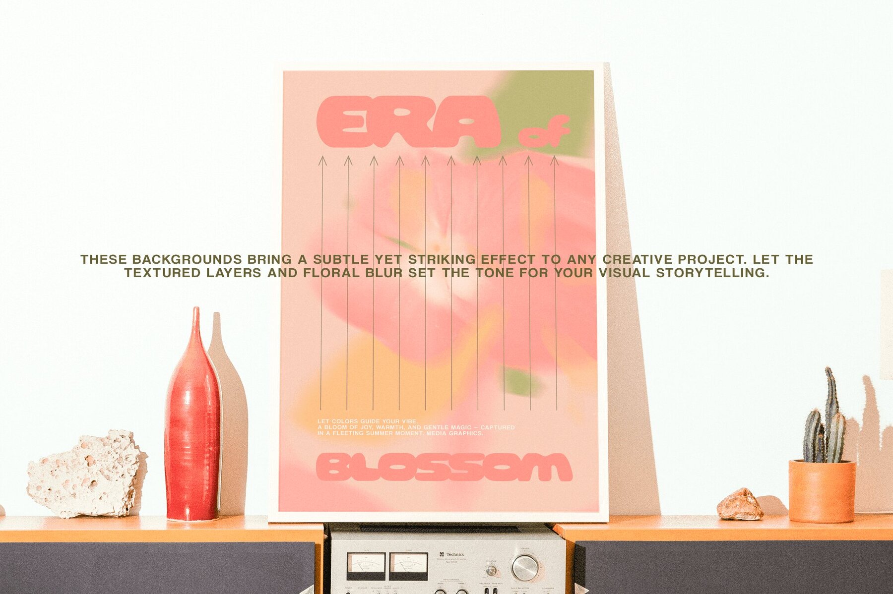 Floral Tones Abstract Backgrounds 4