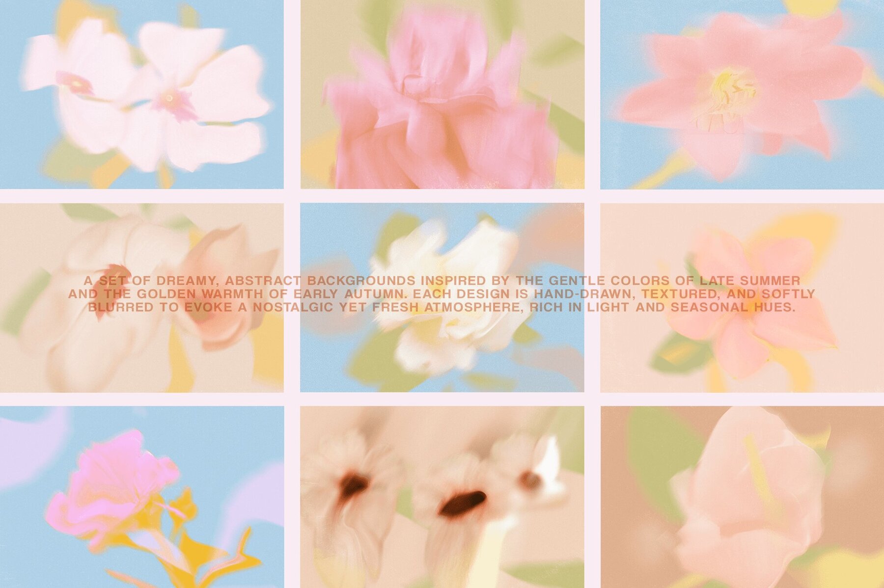 Floral Tones Abstract Backgrounds 5