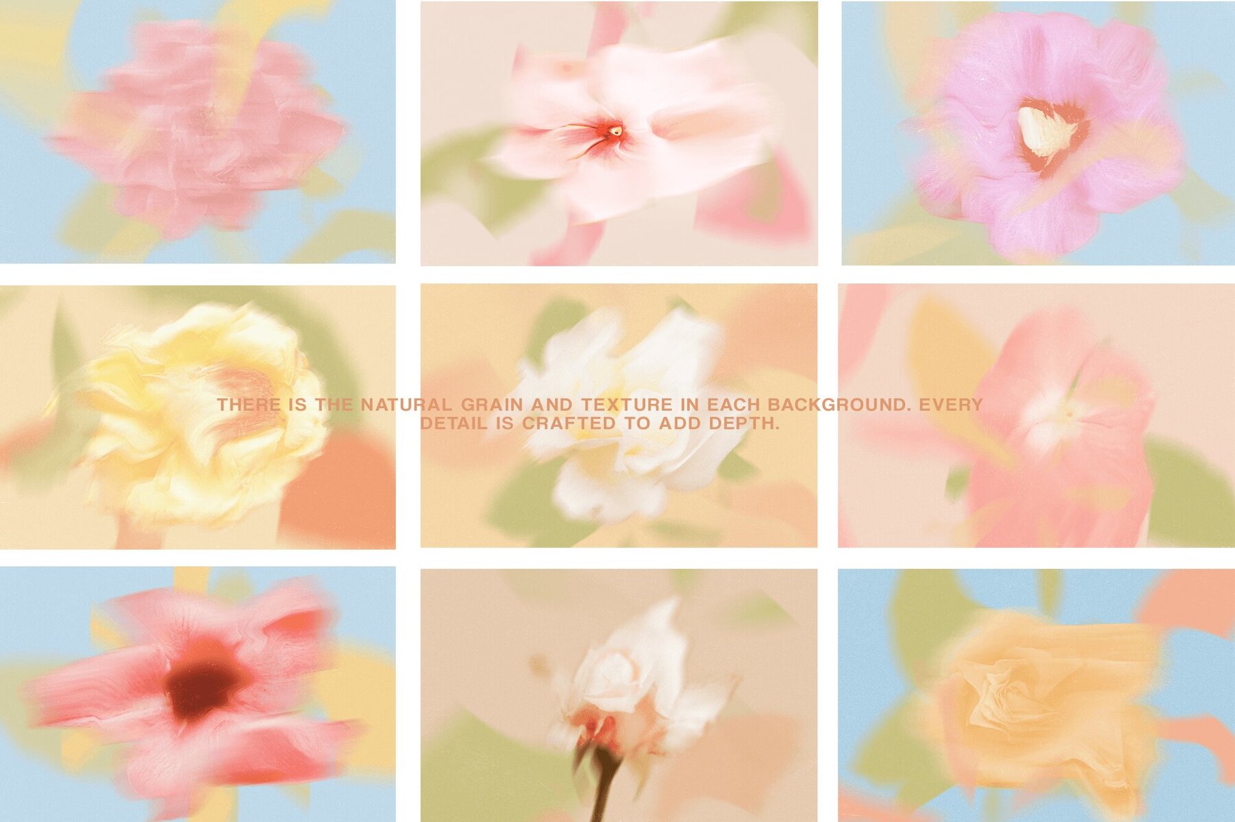 Floral Tones Abstract Backgrounds 8