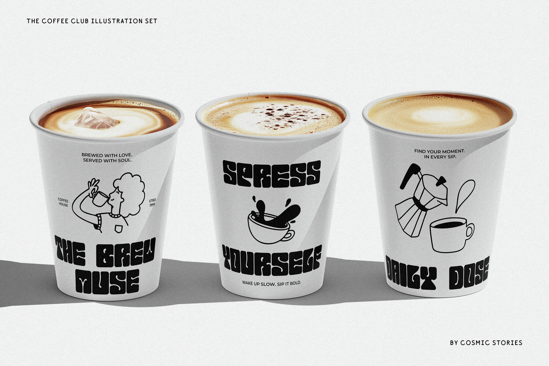 The Coffee Club Illustration Pack 2