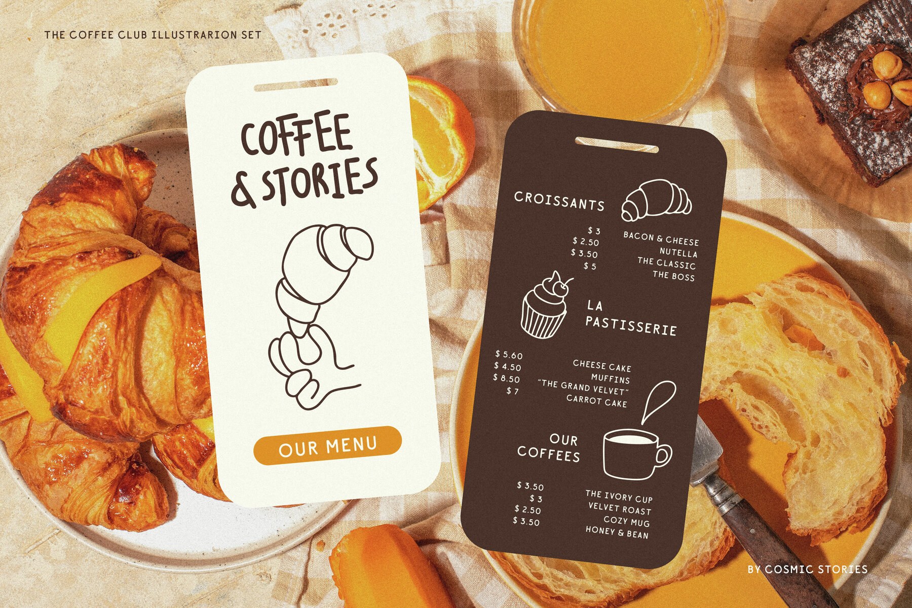 The Coffee Club Illustration Pack 4