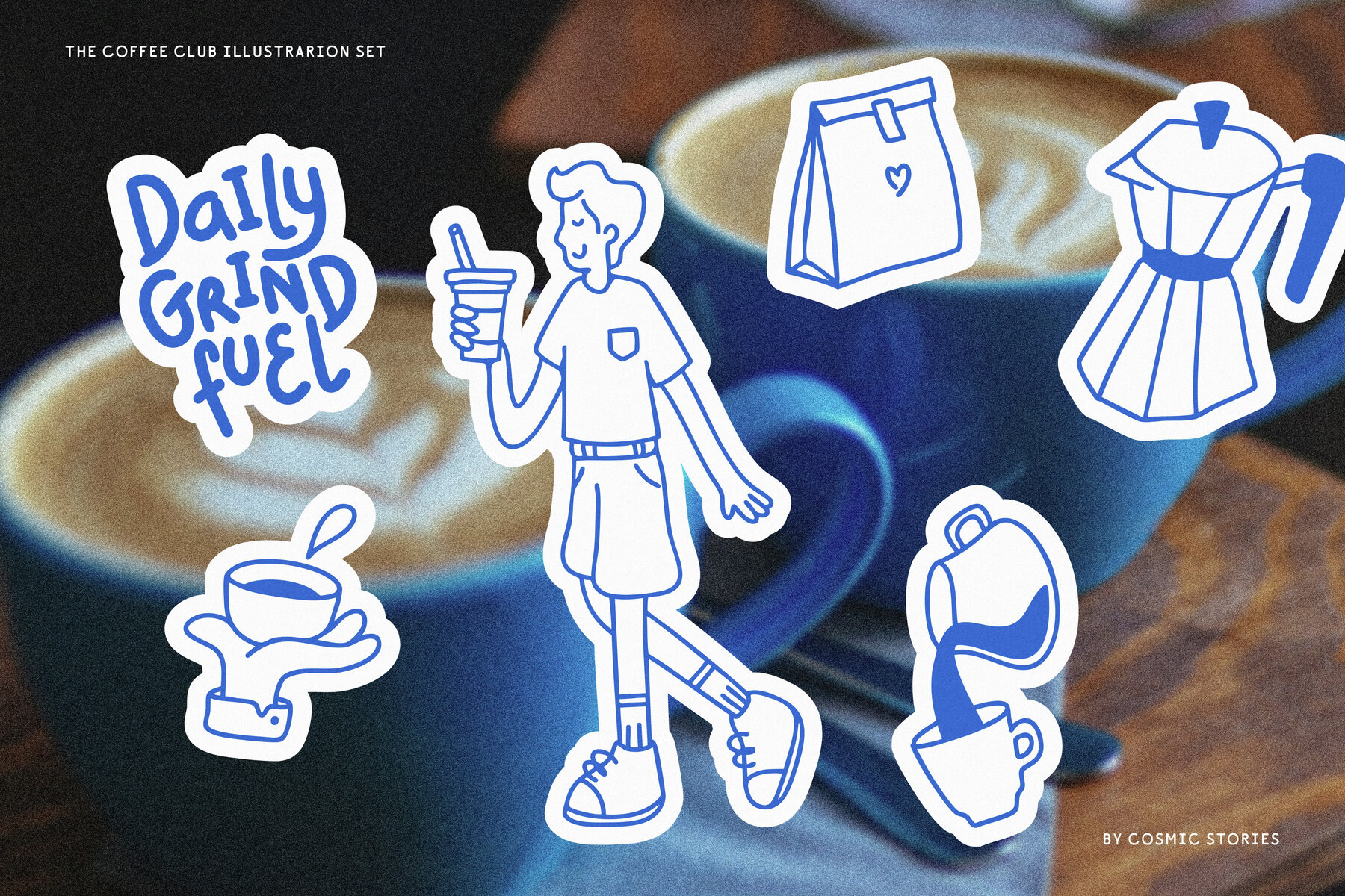 The Coffee Club Illustration Pack 6