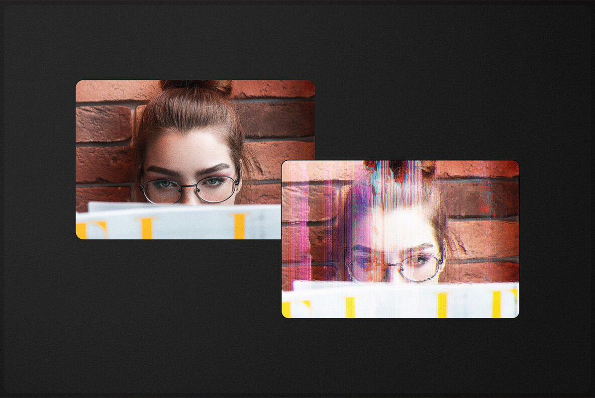 Glitch Distortion Photo Effects 3
