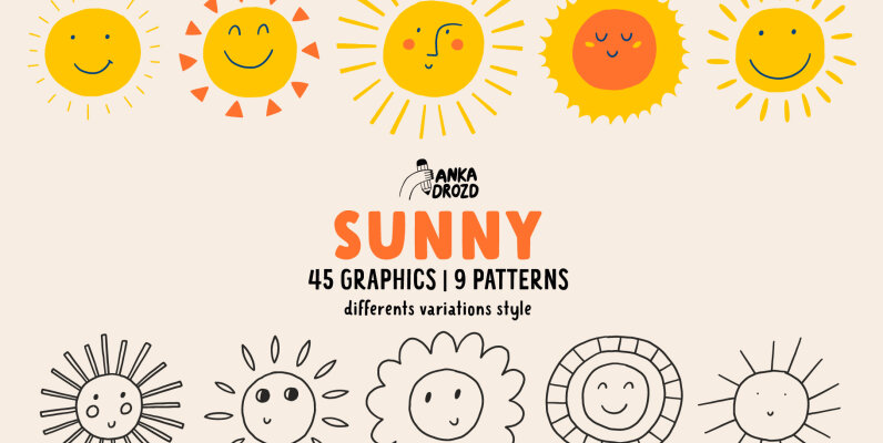 Sunny Illustrations and Patterns