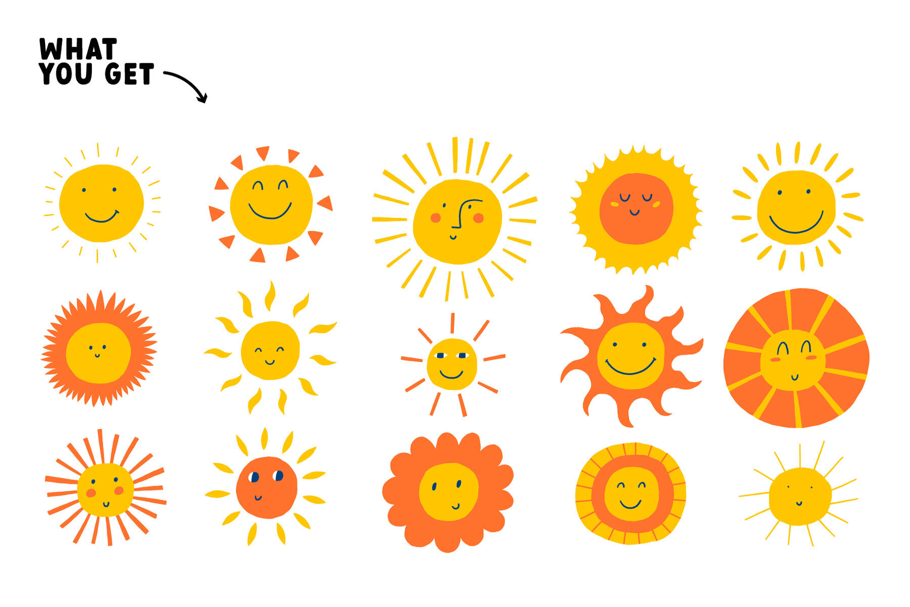 Sunny Illustrations and Patterns 3