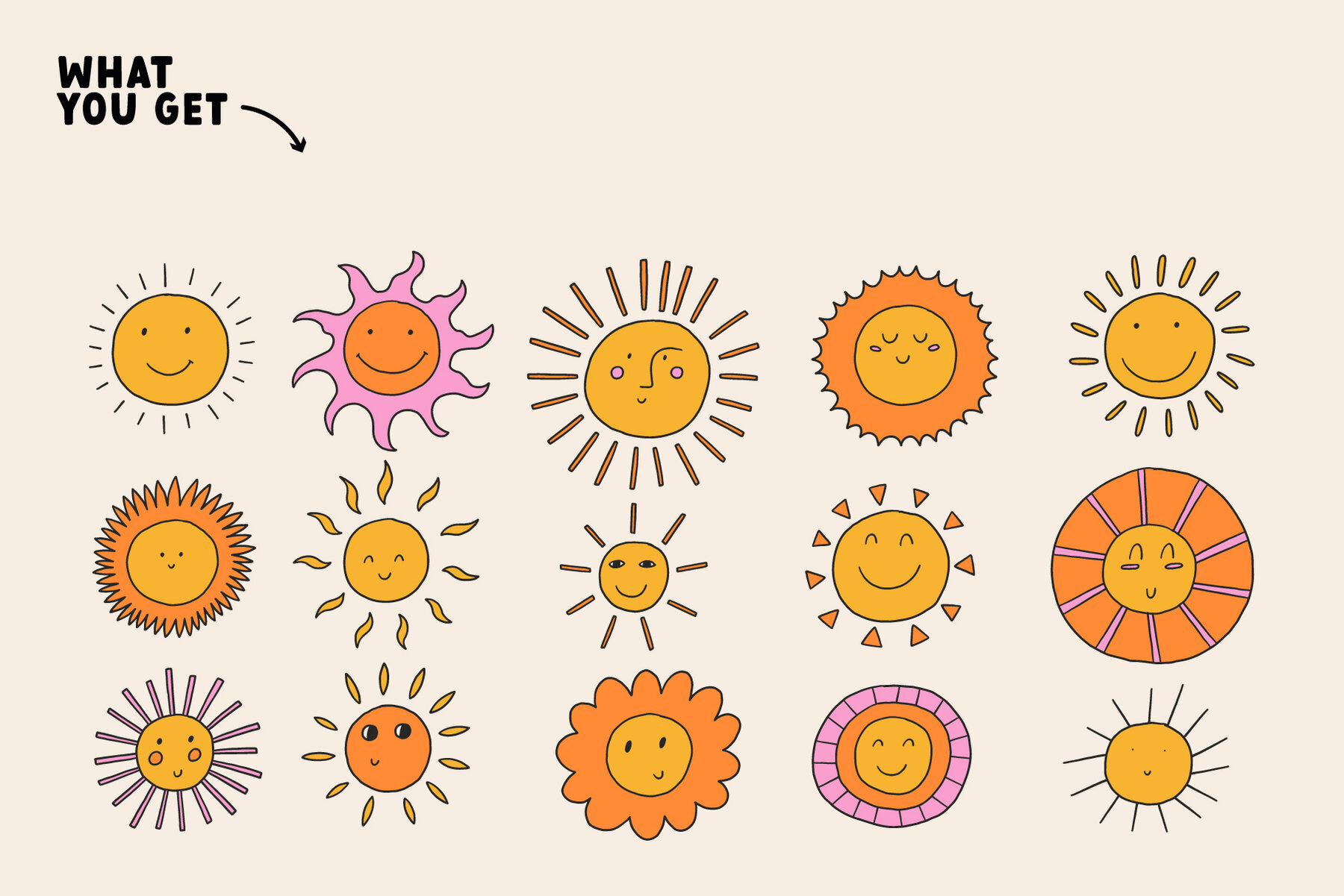 Sunny Illustrations and Patterns 4