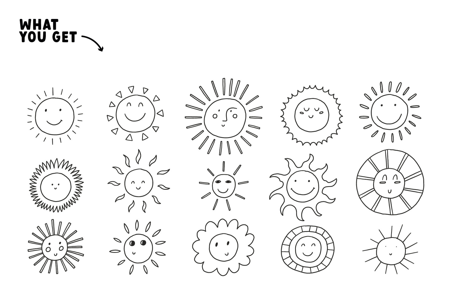 Sunny Illustrations and Patterns 5