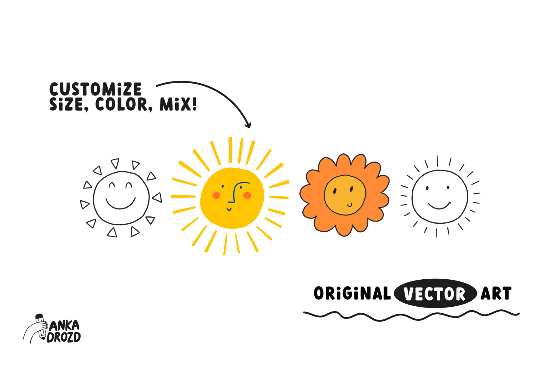 Sunny Illustrations and Patterns 7