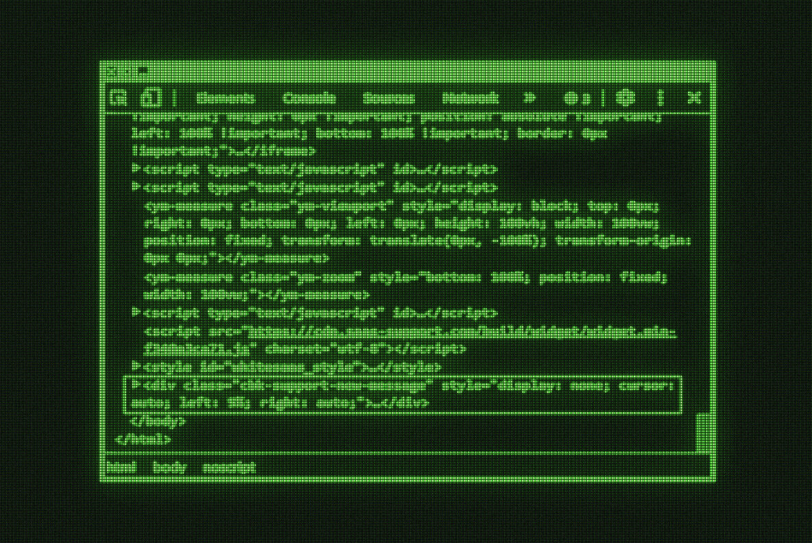 CRT Screen Text Effect 4
