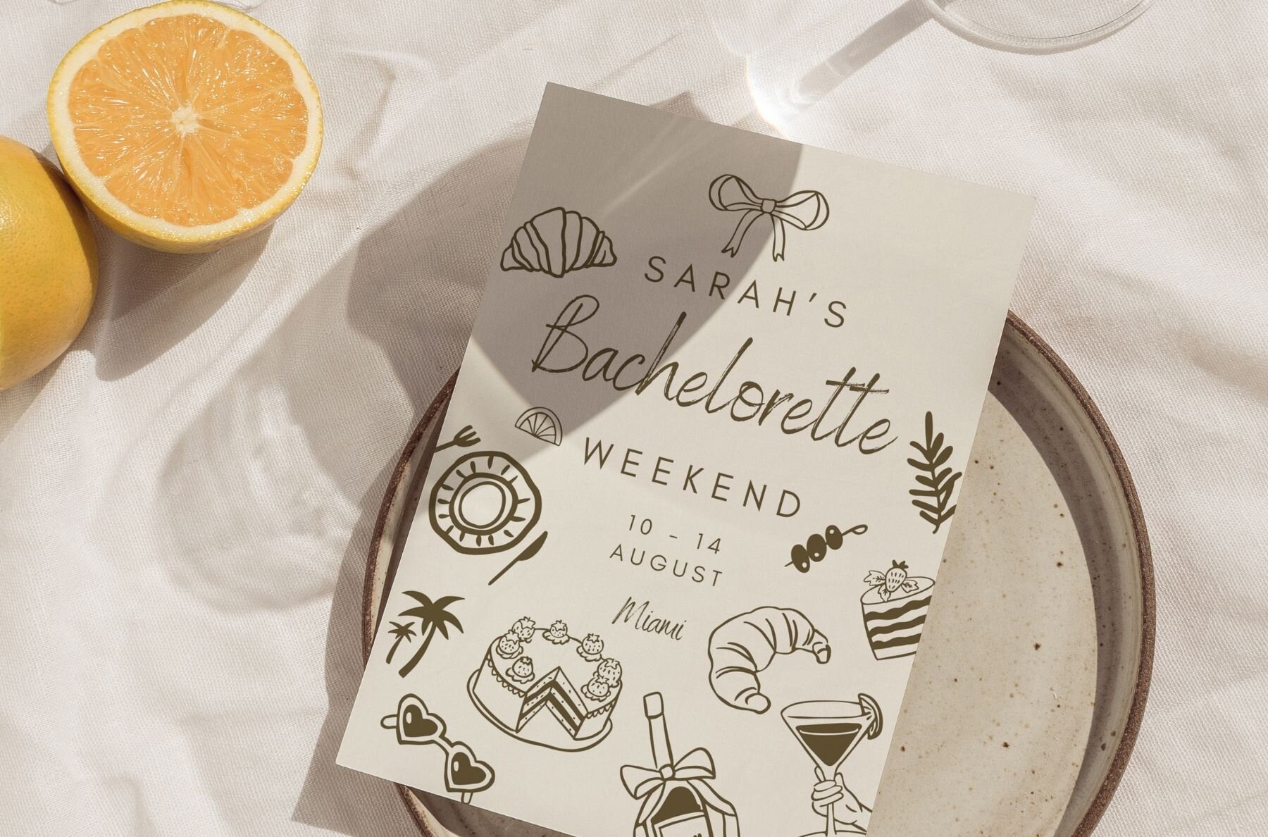 206 Whimsical Wedding Summer Clipart Bundle 16