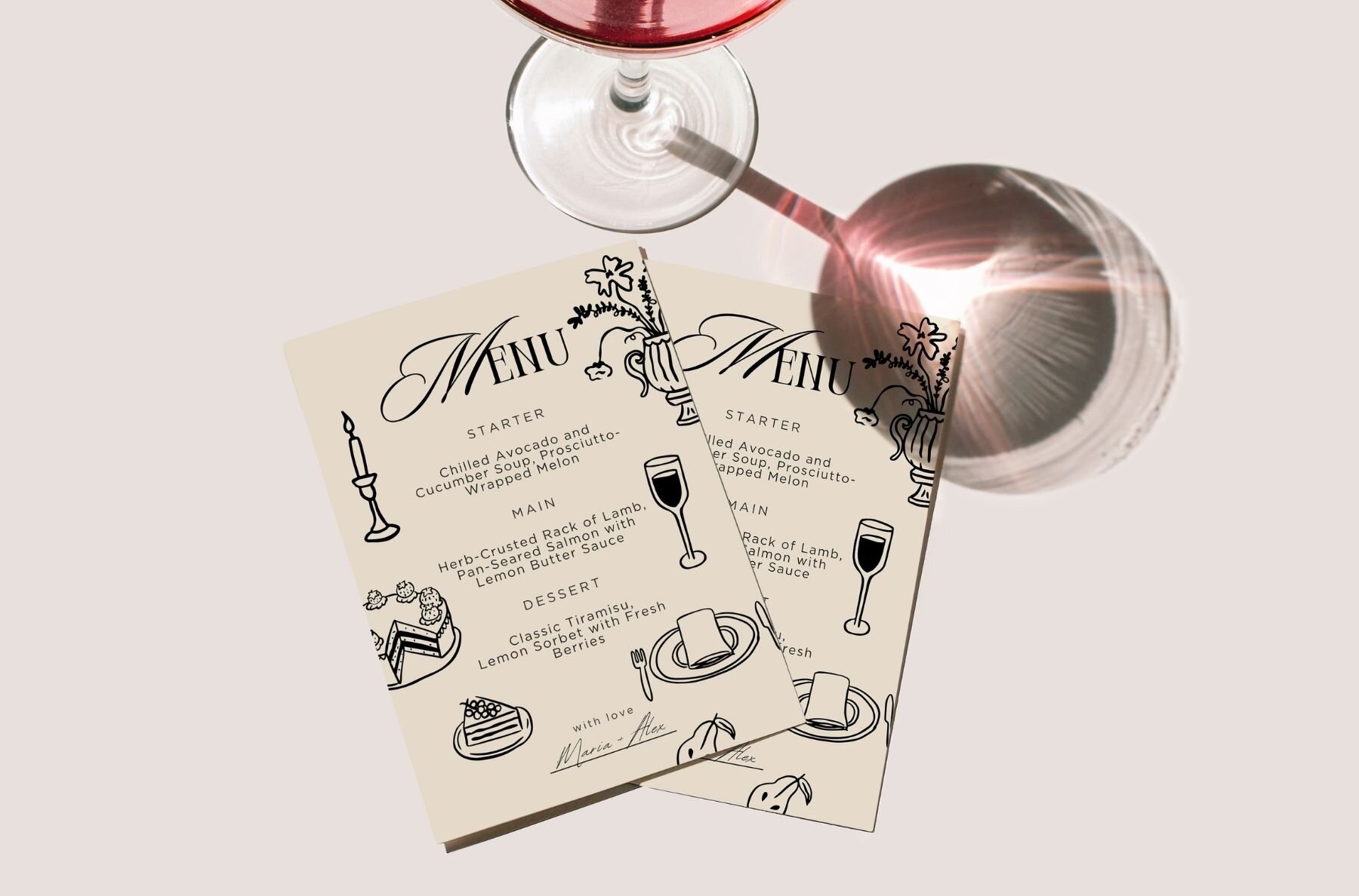 206 Whimsical Wedding Summer Clipart Bundle 19