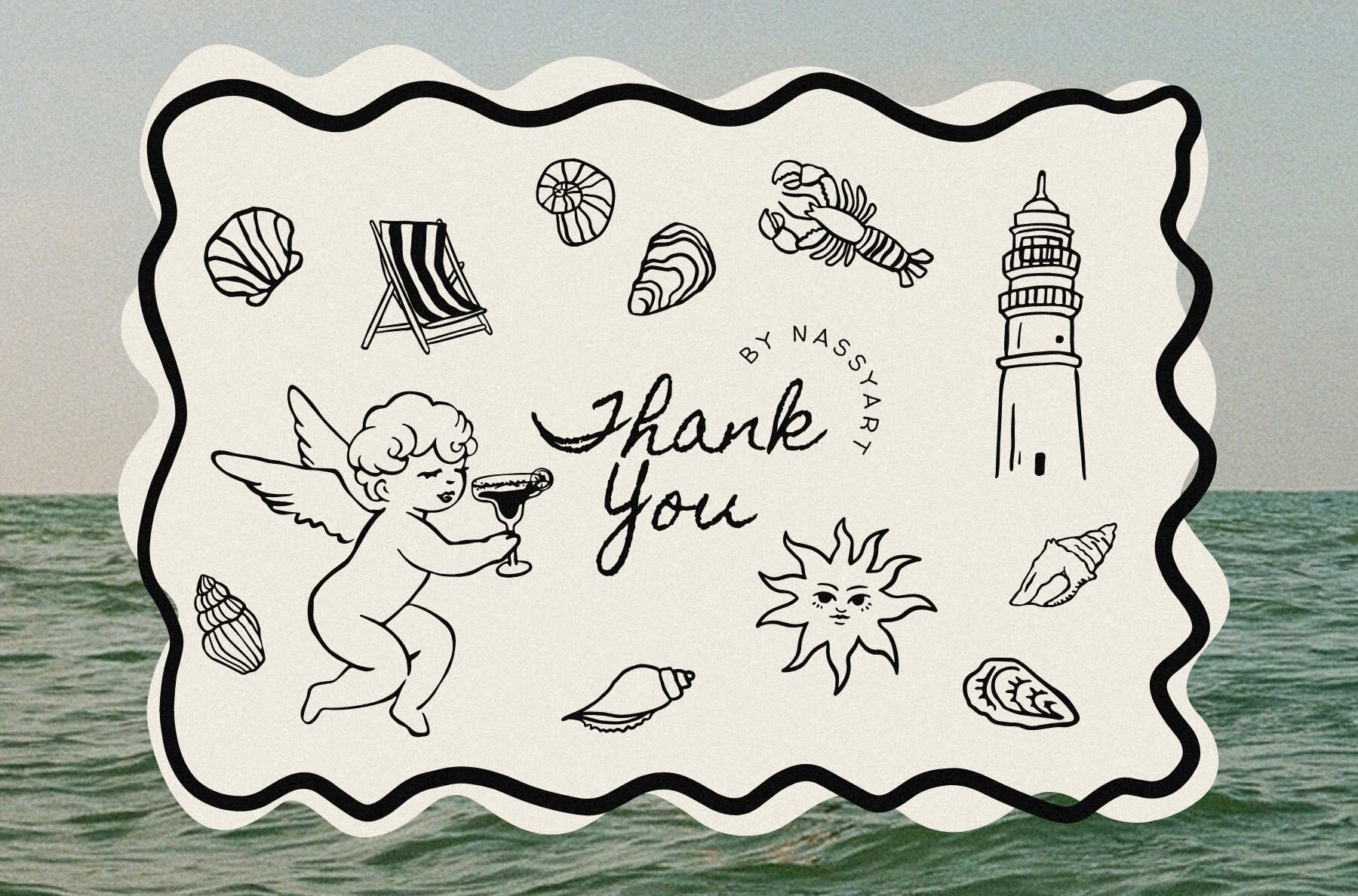 206 Whimsical Wedding Summer Clipart Bundle 23