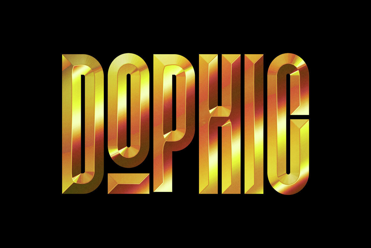 Gold Metallic Text and Logo Effect 3