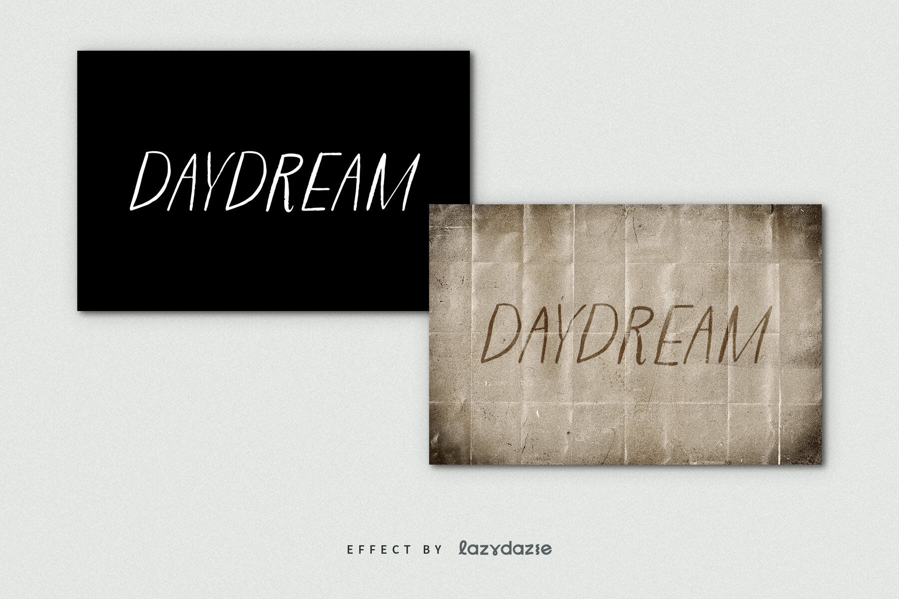 Vintage Paper Text Effect Mockup 7