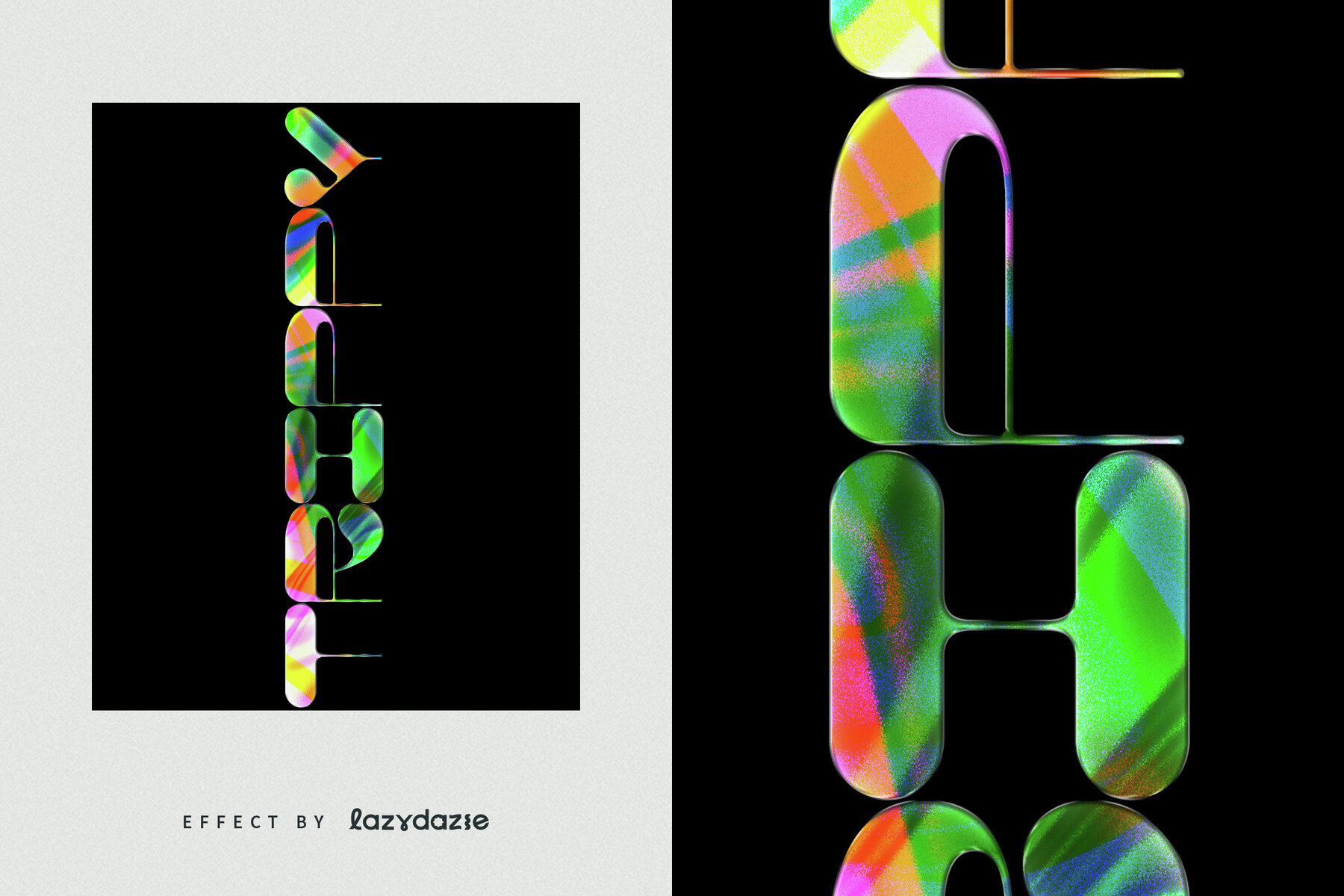 Image Cut Out Text Effect Mockup 6