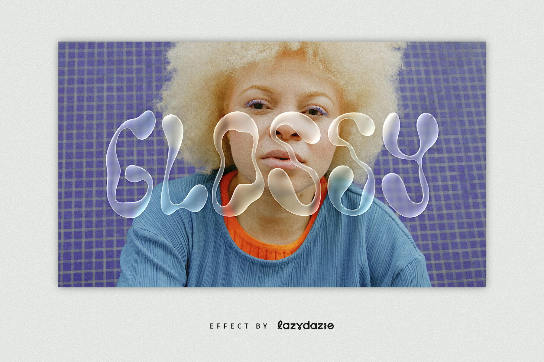 Liquid Glass Text Effect Mockup 2