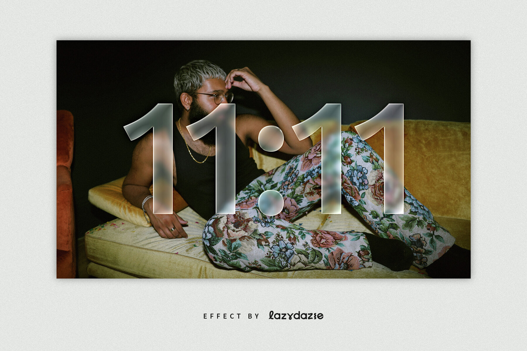 Liquid Glass Text Effect Mockup 3