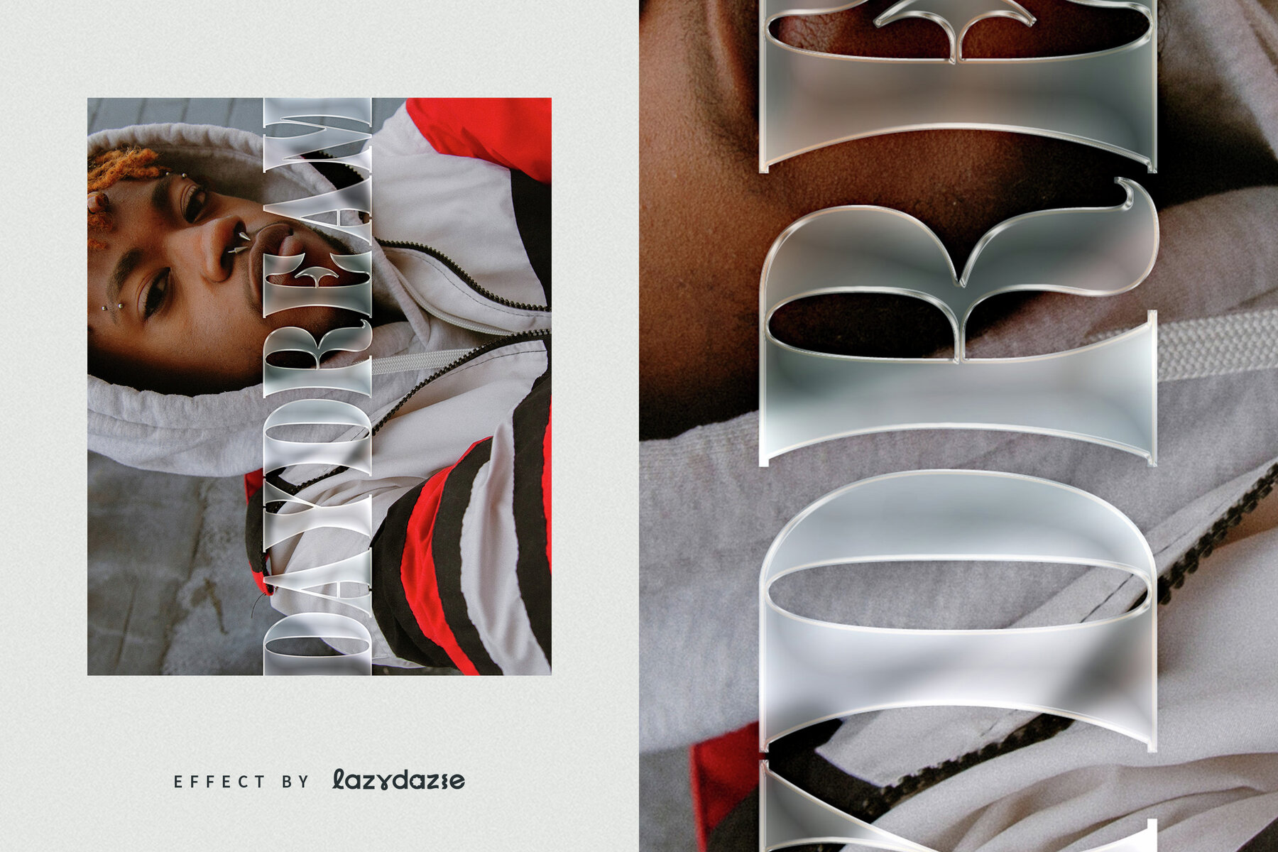 Liquid Glass Text Effect Mockup 6