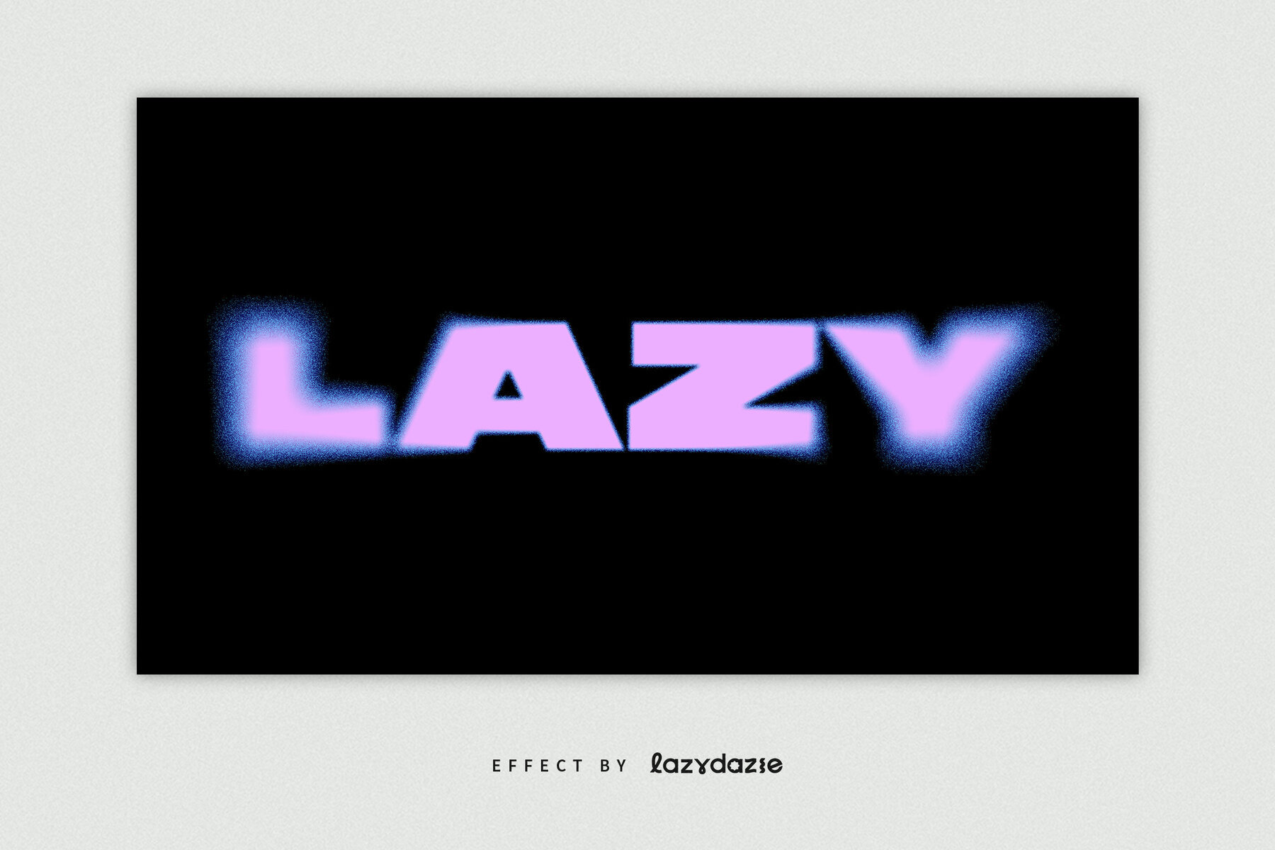 Colourful Dissolving Text Effect Mockup 3