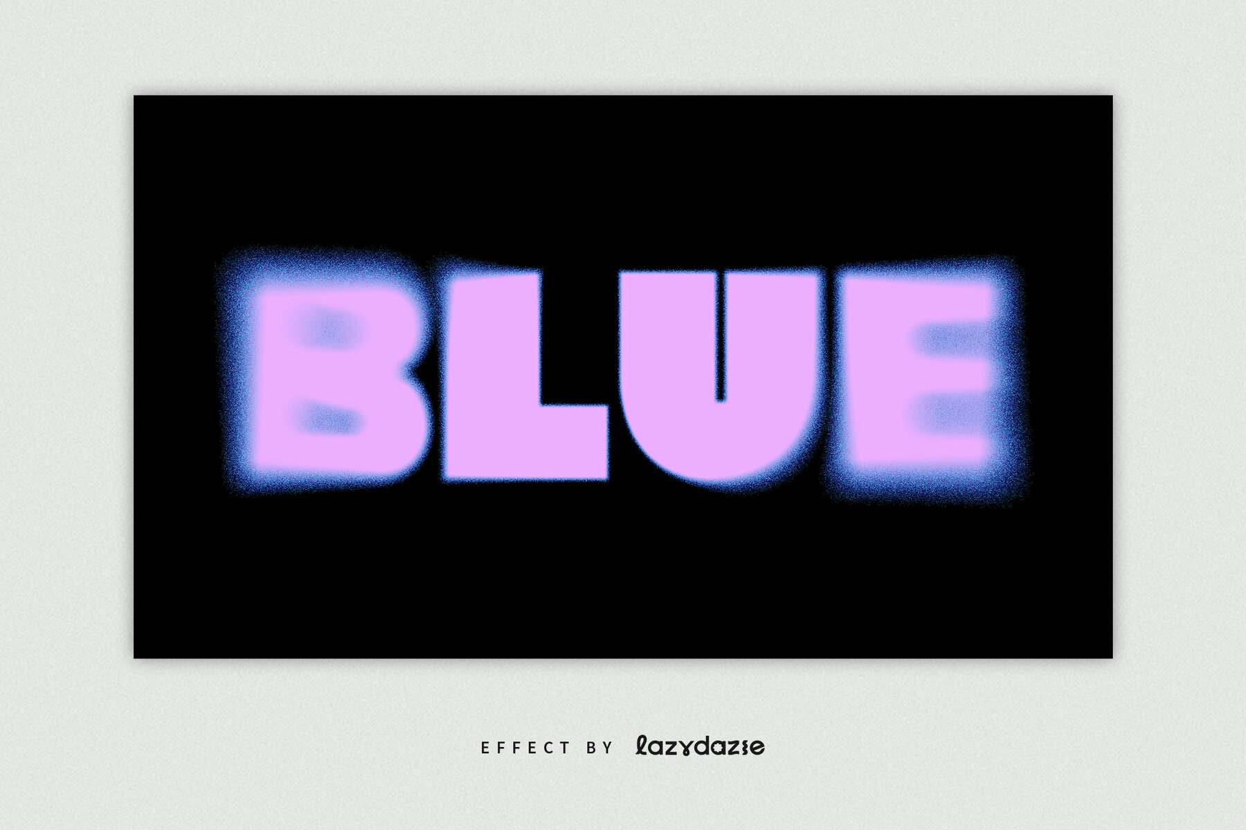 Colourful Dissolving Text Effect Mockup 4