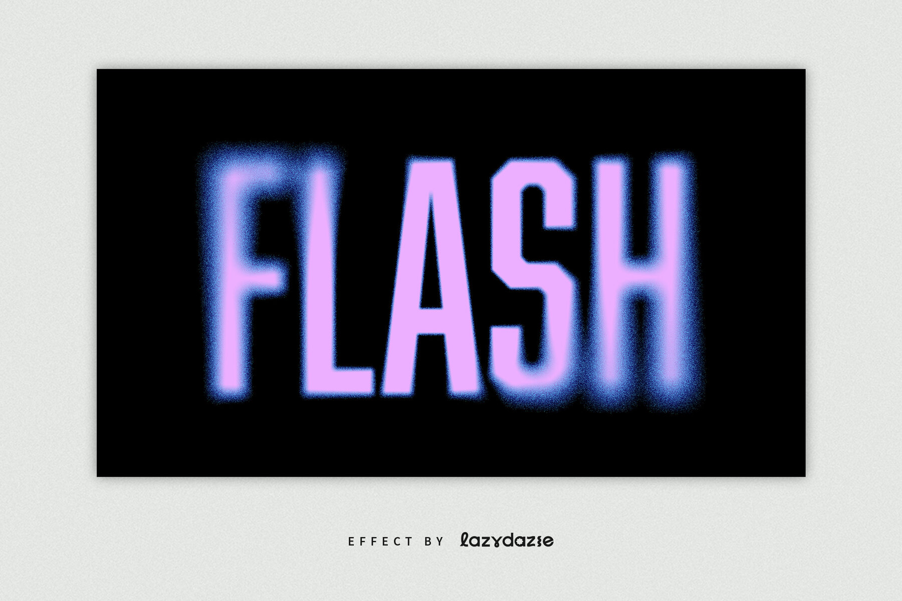 Colourful Dissolving Text Effect Mockup 5