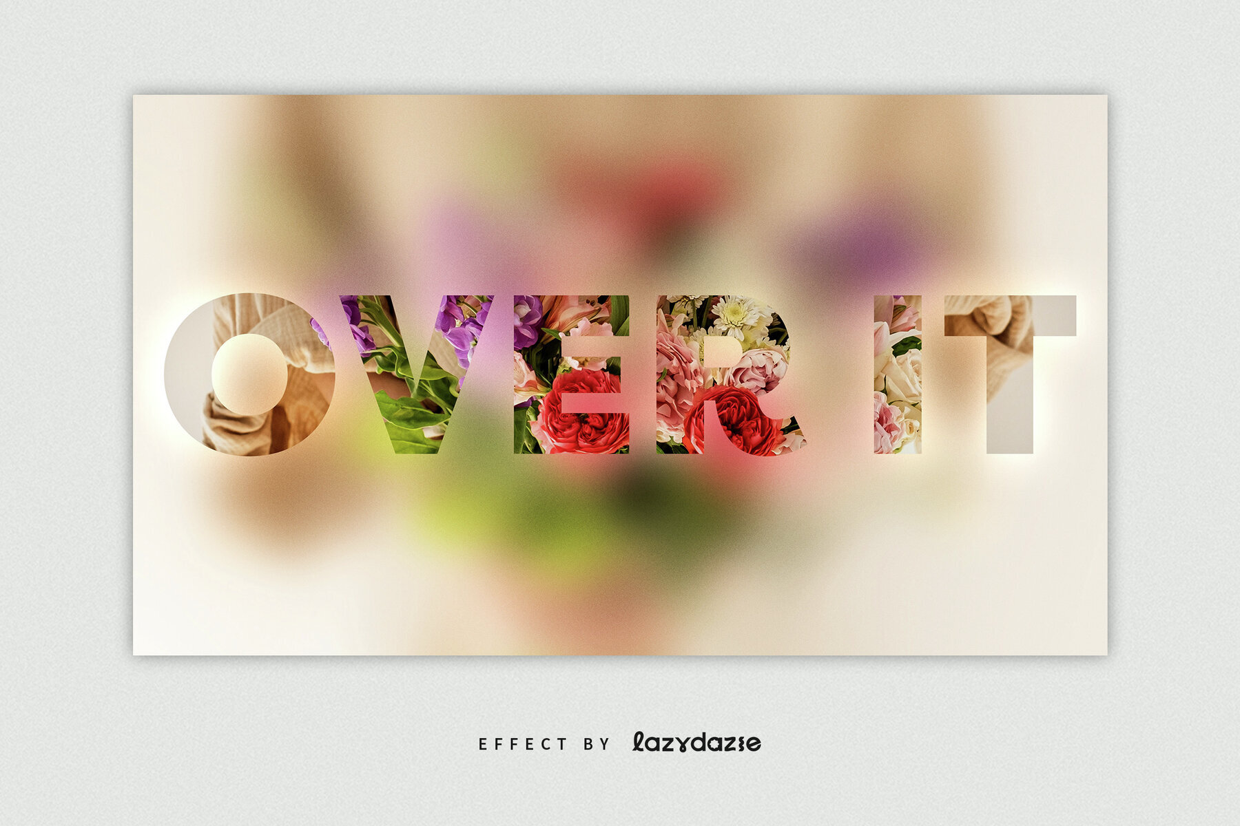 Focus Text Effect Mockup 2