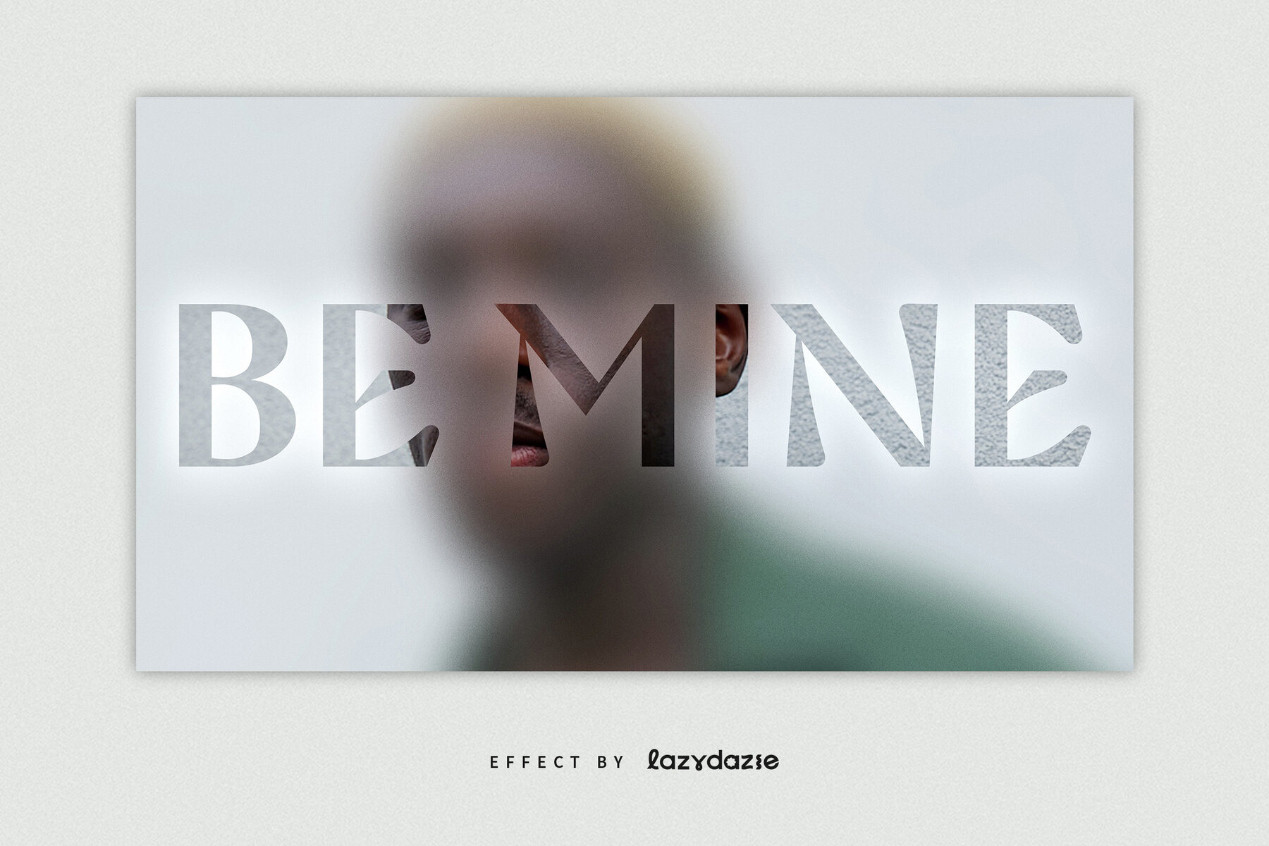 Focus Text Effect Mockup 4