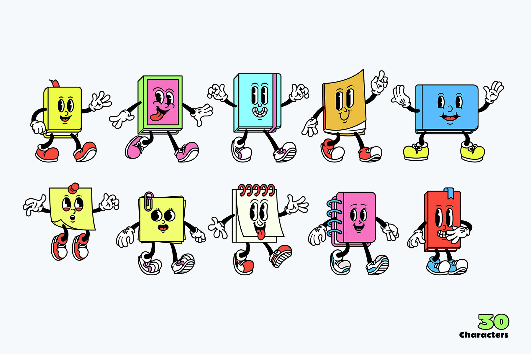 Book Buddies Cartoon Characters 3