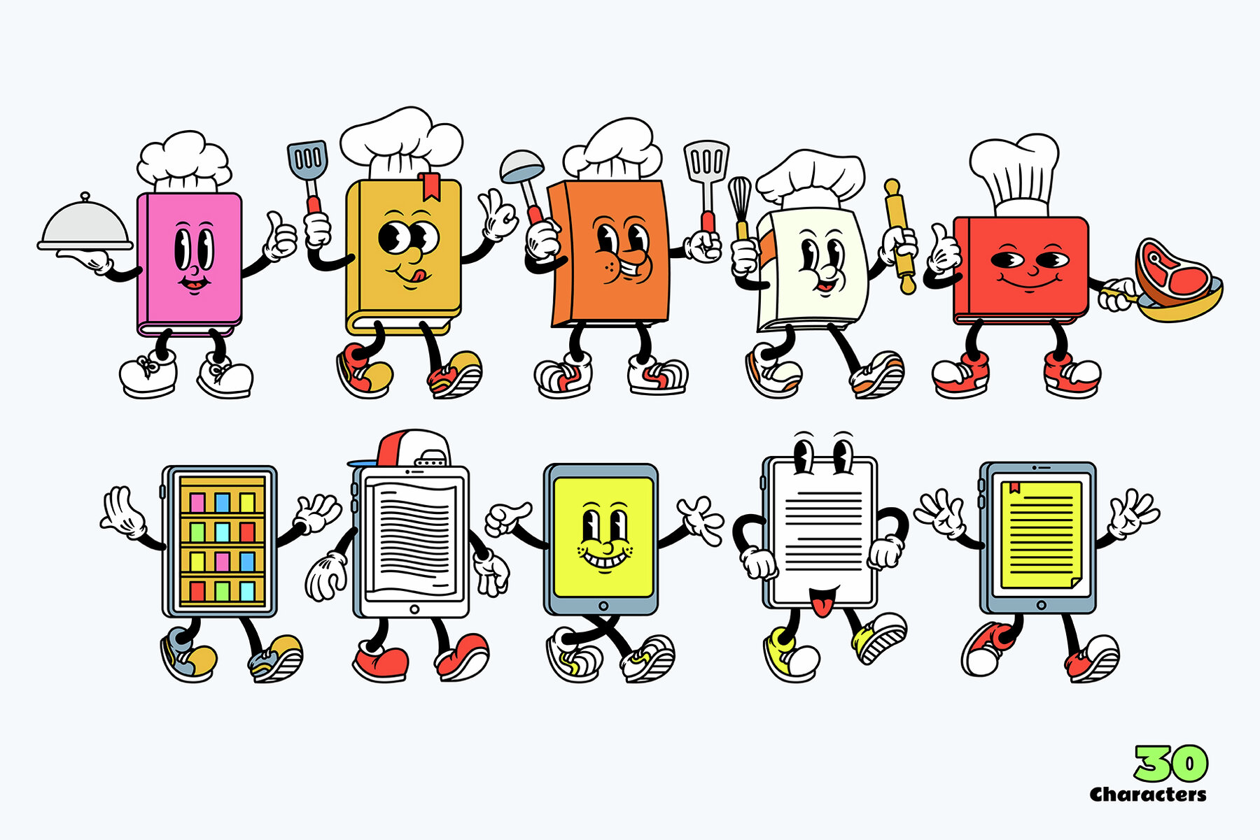 Book Buddies Cartoon Characters 5