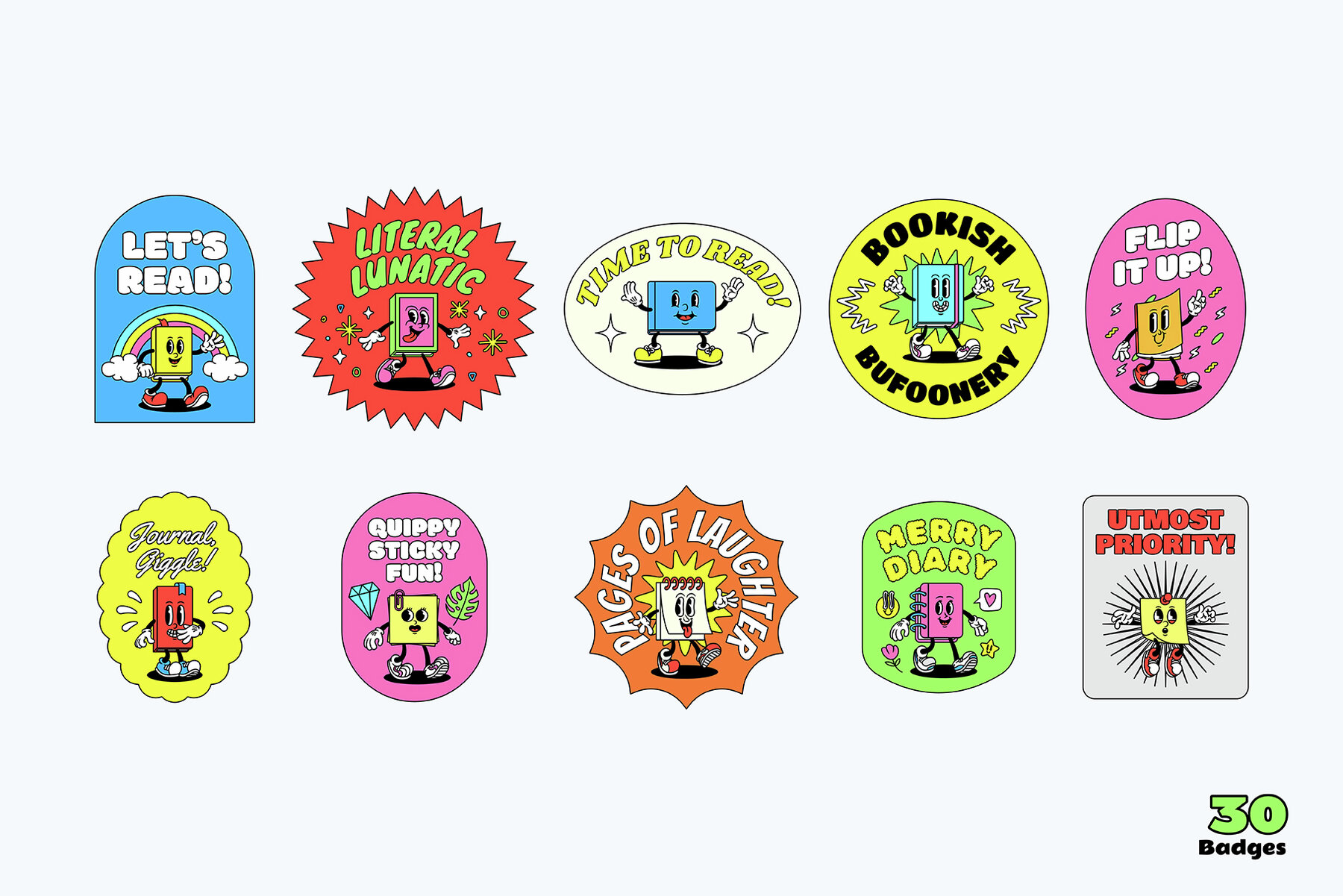 Book Buddies Cartoon Characters 6