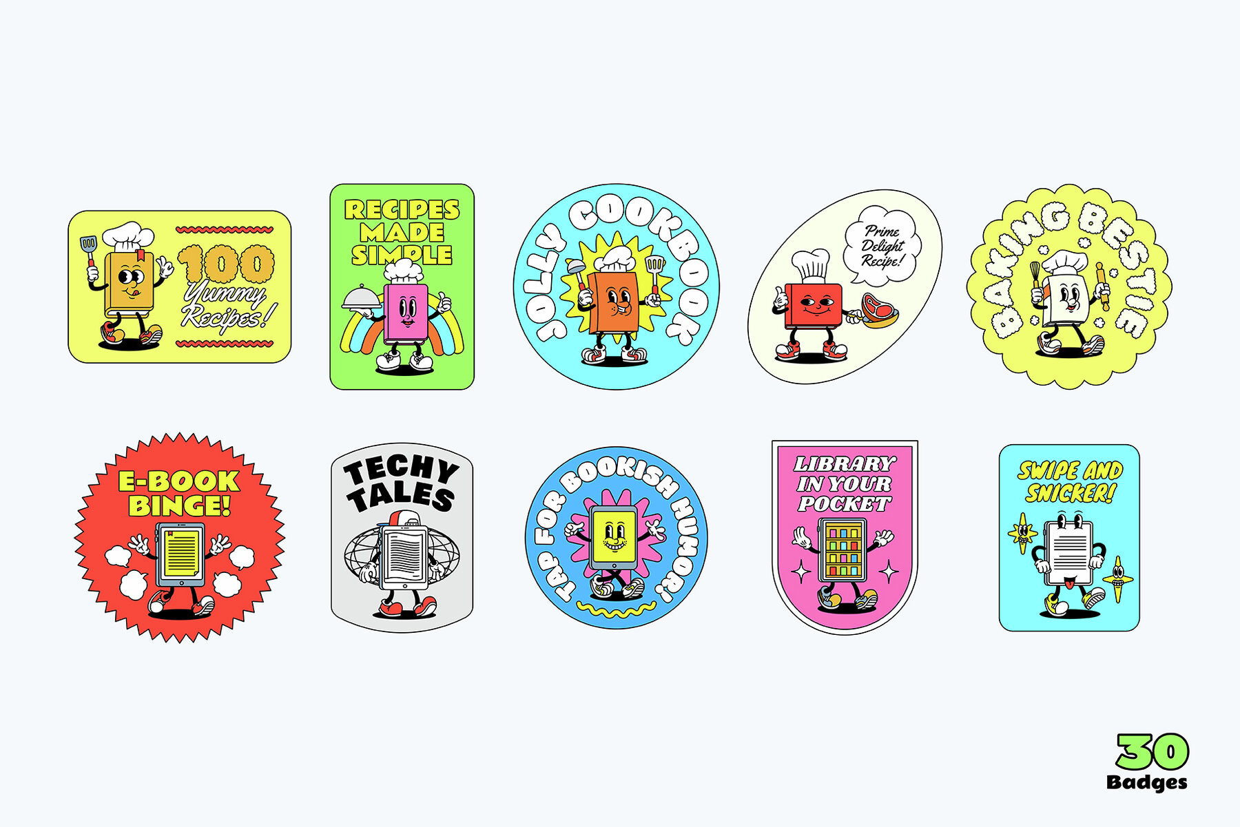 Book Buddies Cartoon Characters 8