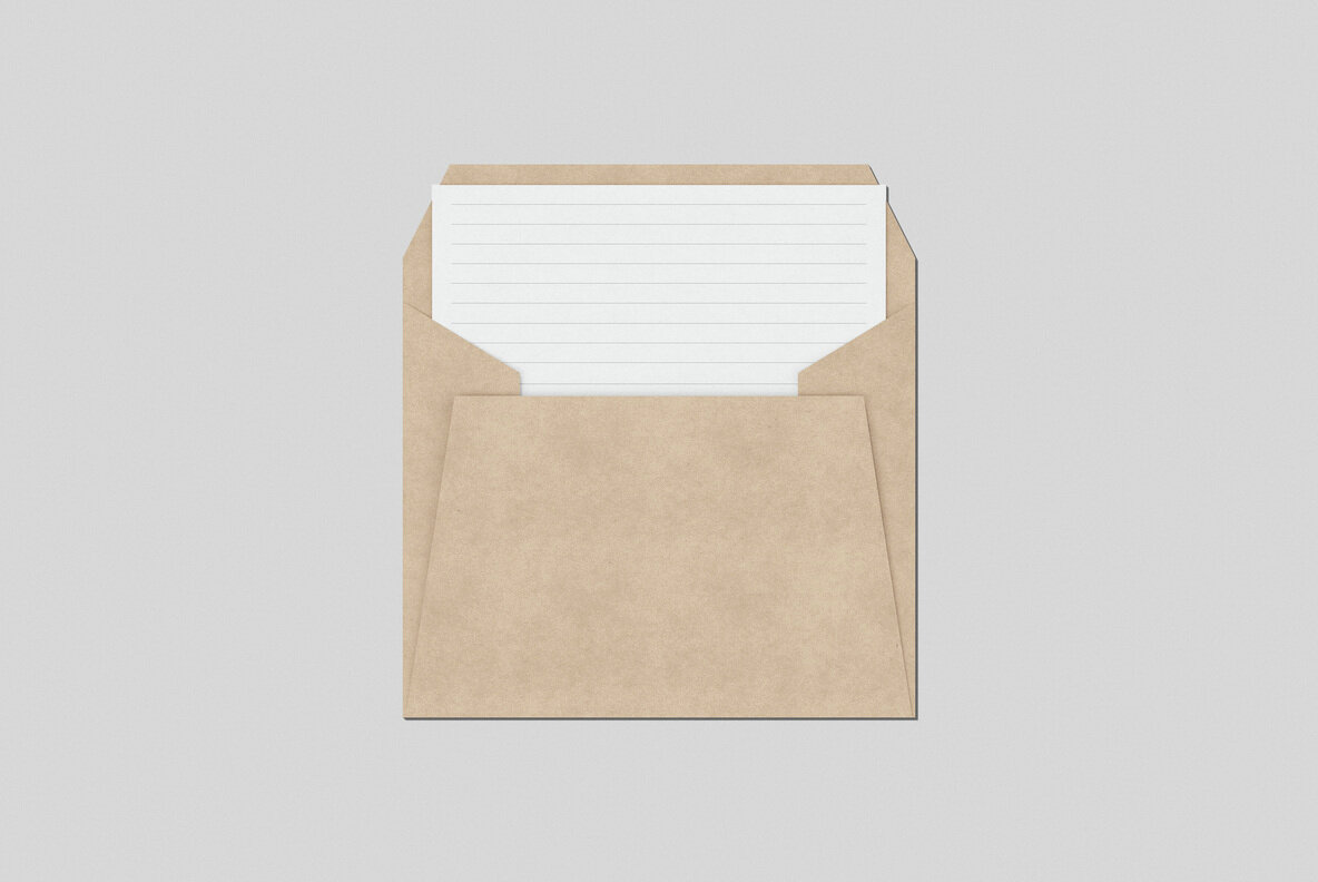 Envelope Mockup 4