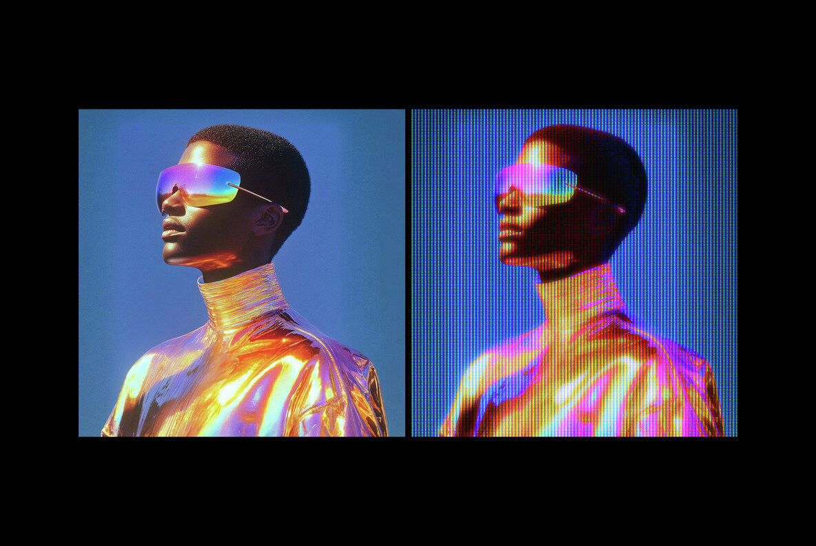 Retro Monitor Photo Effect 2