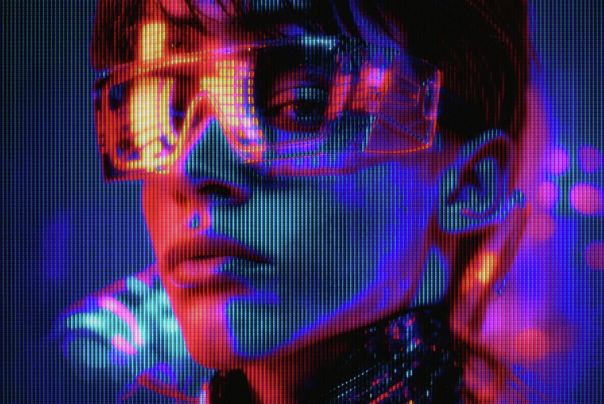 Retro Monitor Photo Effect 3