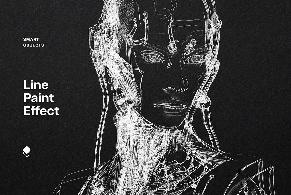 Line Paint Photo Effect 1