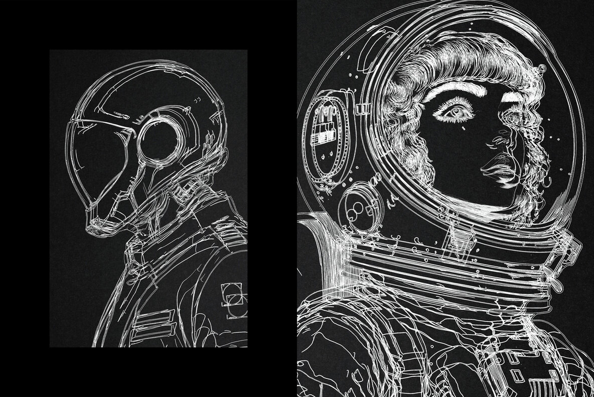 Line Paint Photo Effect 4