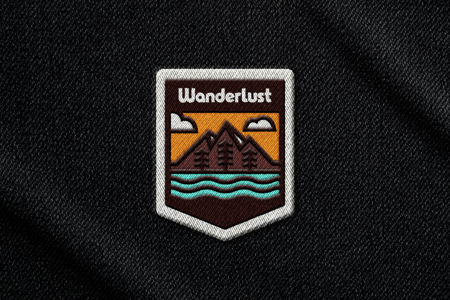 Embroidery Badge Mockup 4
