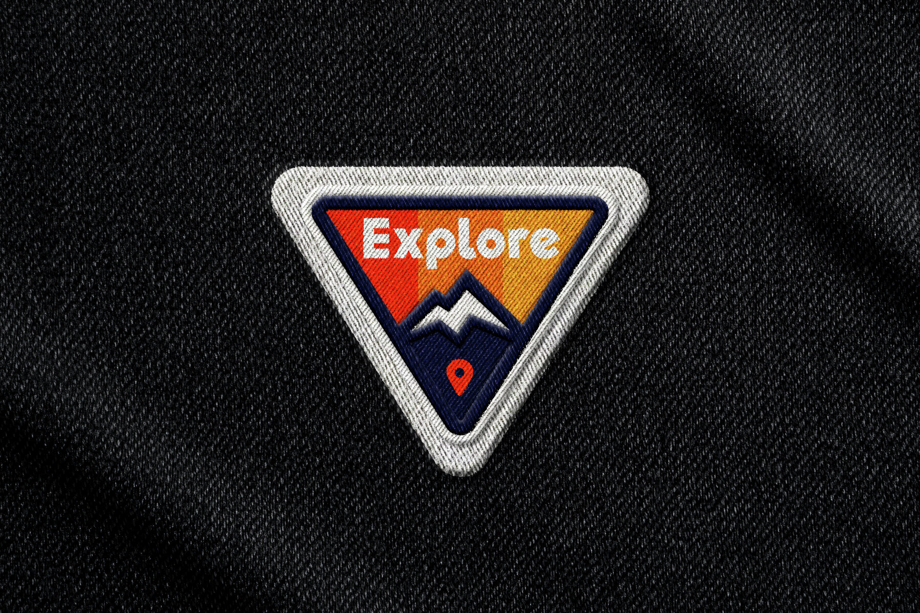 Embroidery Badge Mockup 6