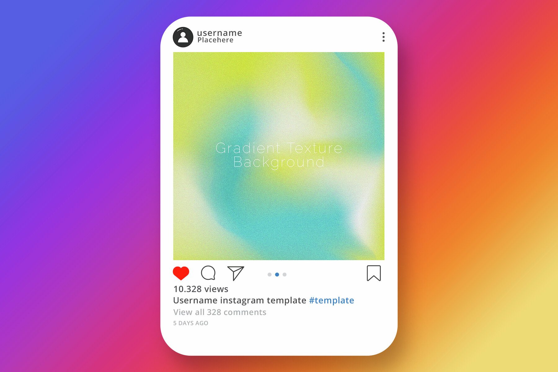 Tropical Gradient Texture Background 5