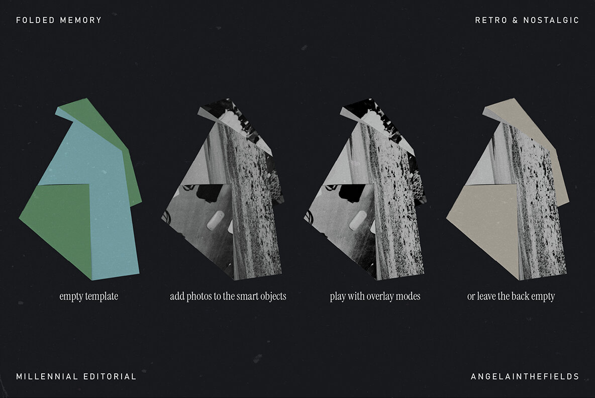 Folded Memory Retro PSD Kit 8
