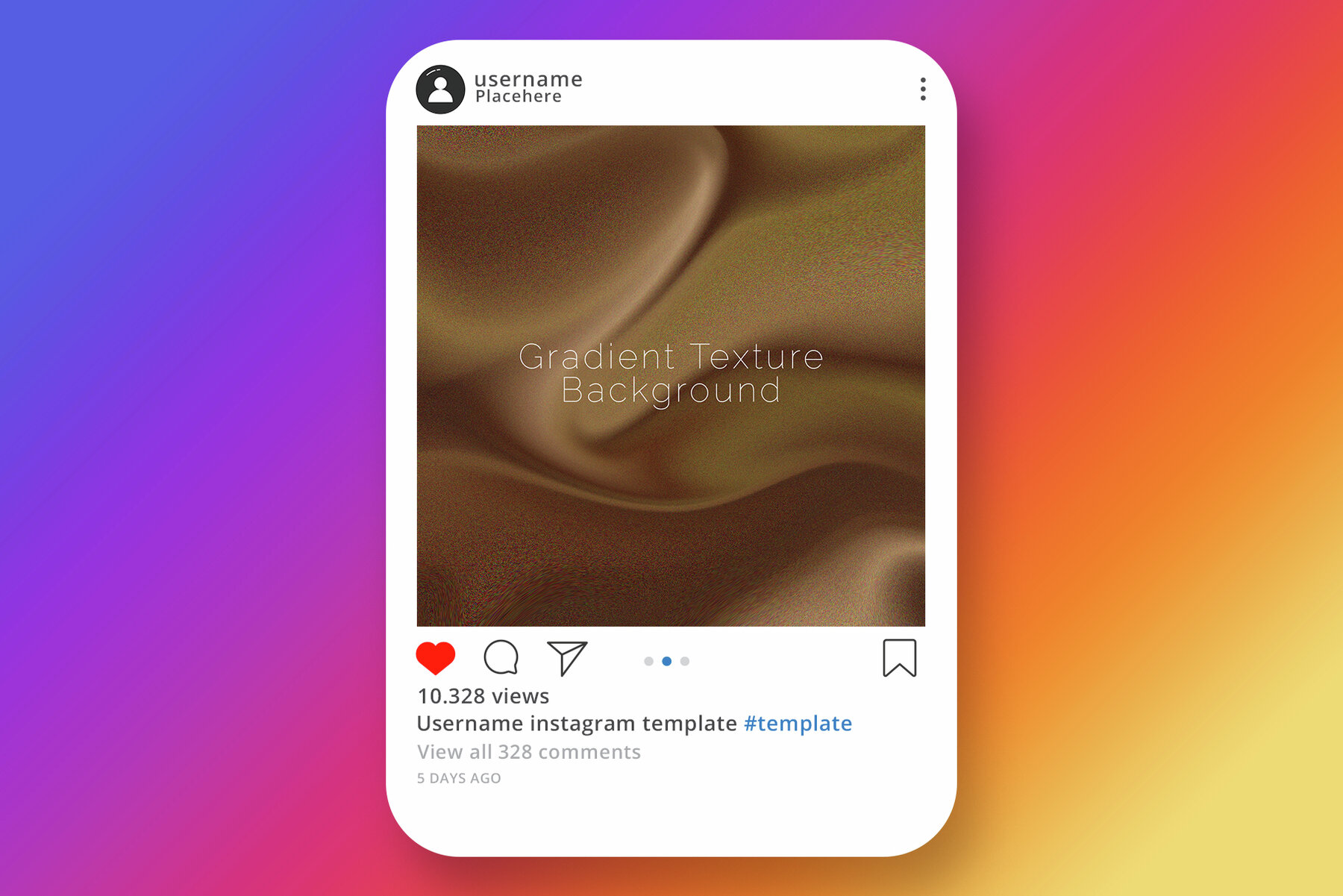 Melted Gradient Texture Background 5