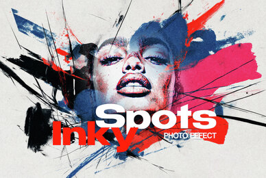 Inky Spots Photo Effect